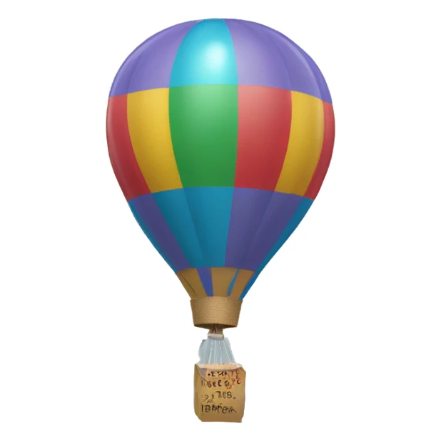 The text "freeborder" on the balloon. sticker