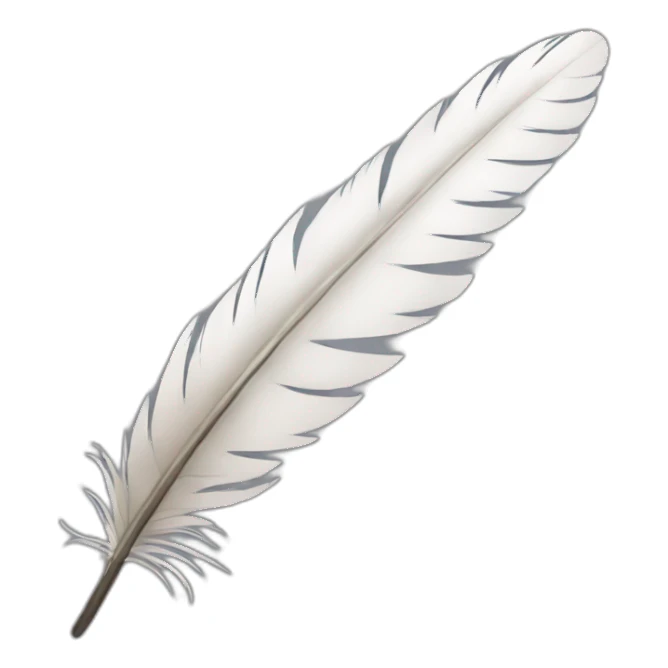 Vilen feather sticker