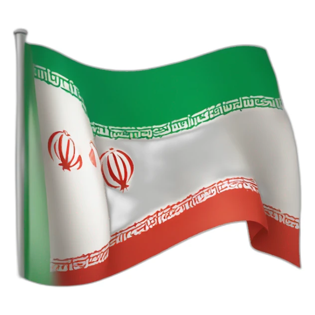 Iran Flag No Symbols sticker