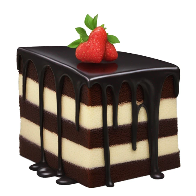 gothic slice of cake sticker