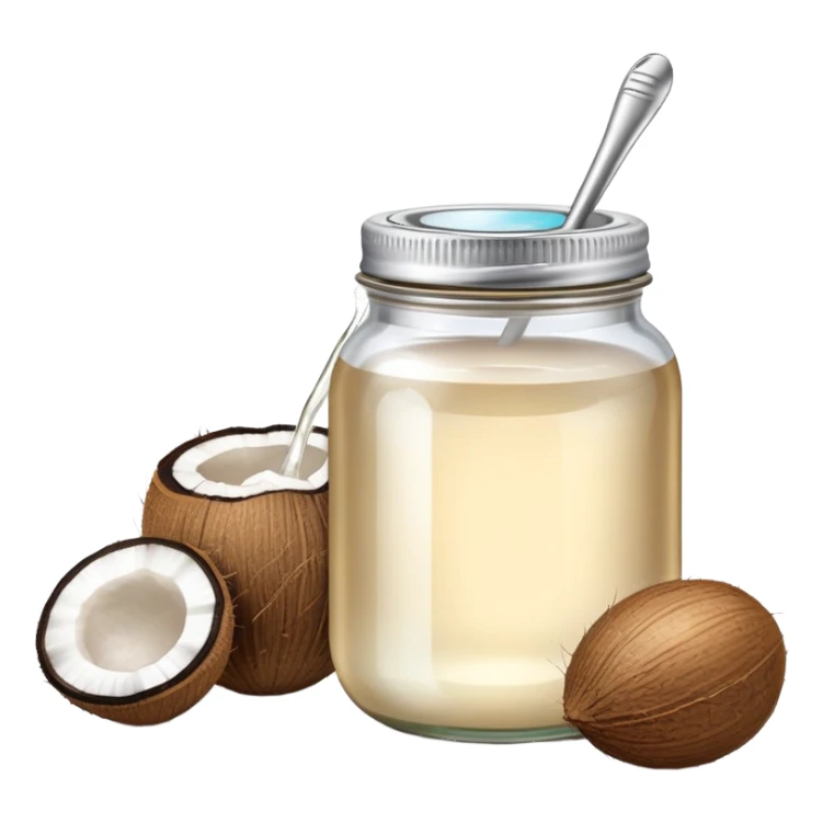 Keys and coconut oil  sticker