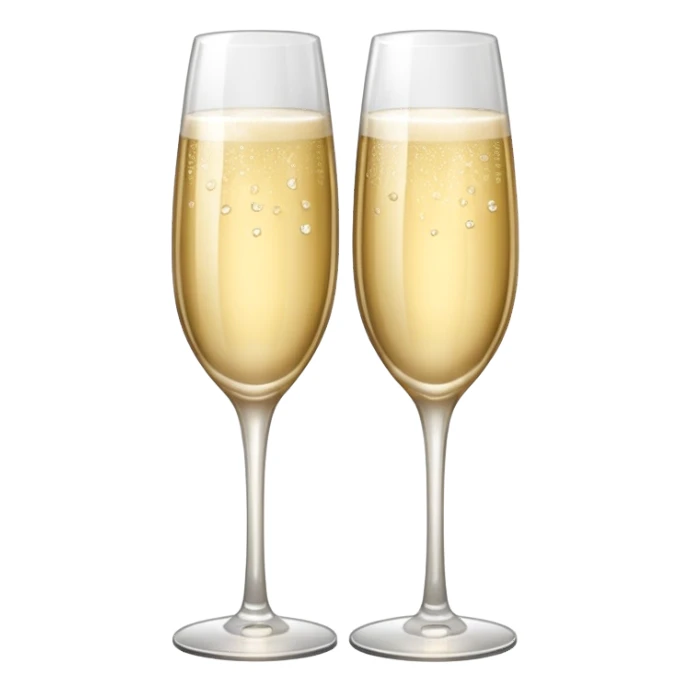 champagne glasses cheers sticker