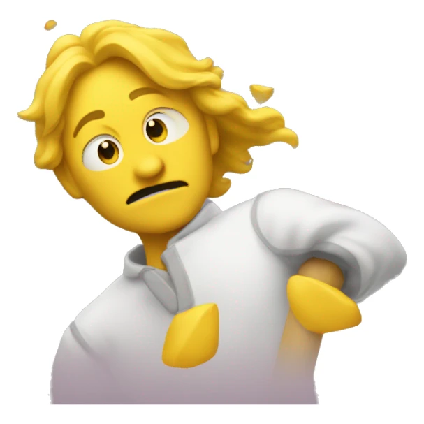 Tête jaune qui juge  sticker