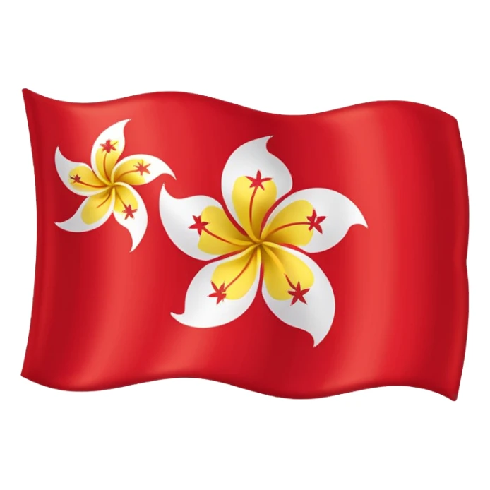 Hong Kong Flag sticker