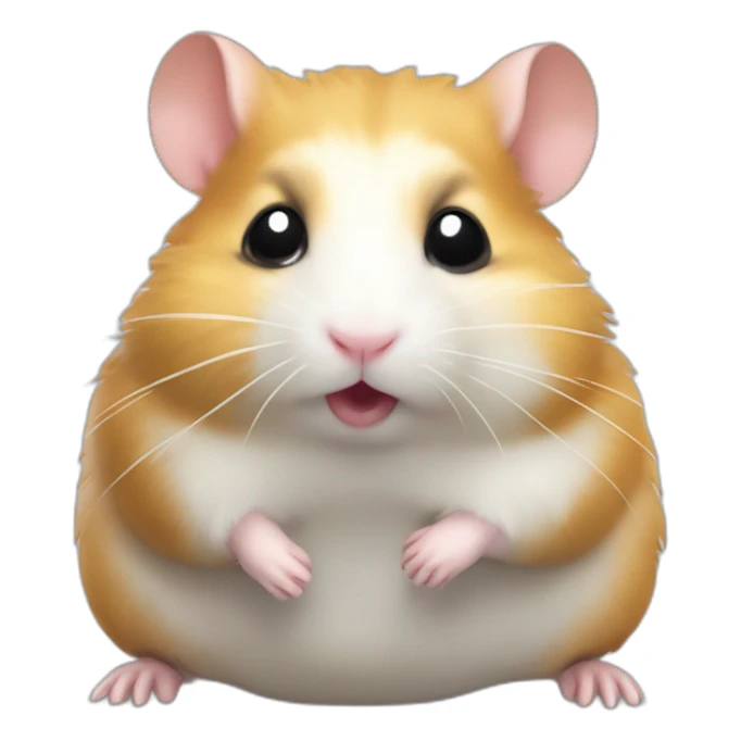 Hamster clin d’œil sticker