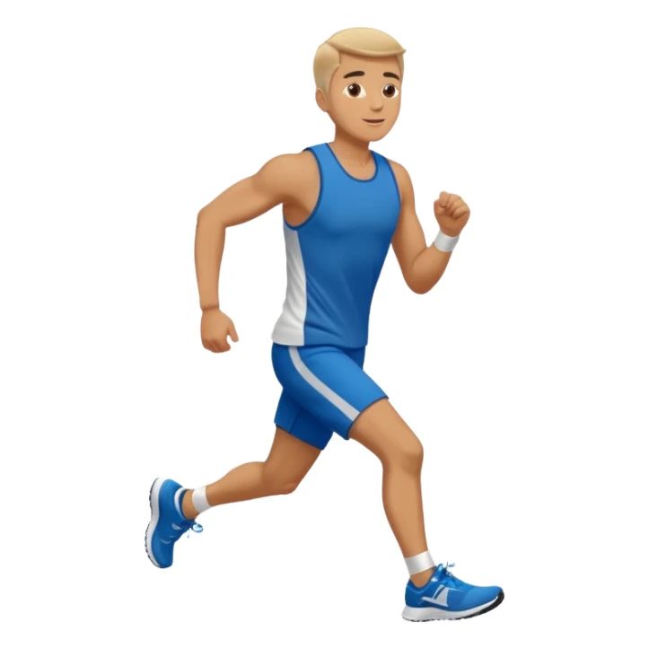 Morning Jogger man sticker