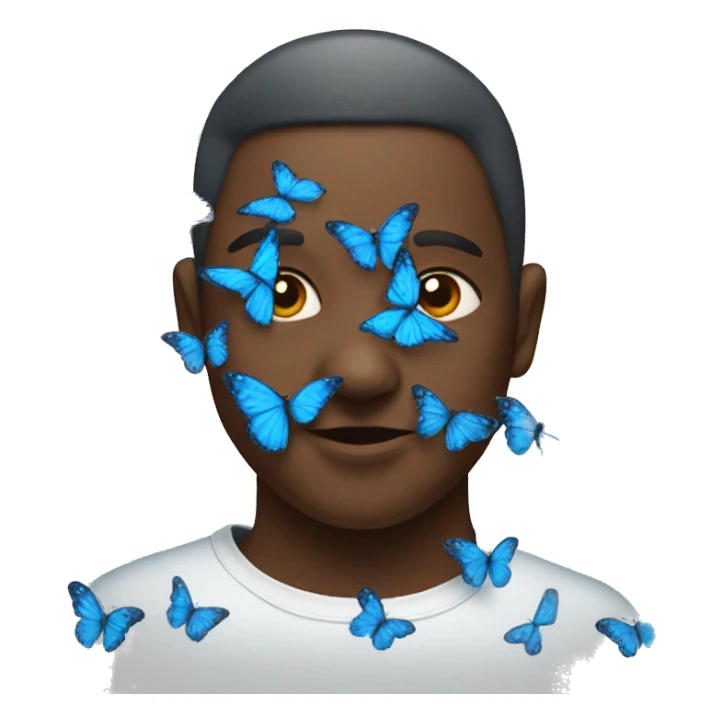 Blue Butterflies sticker