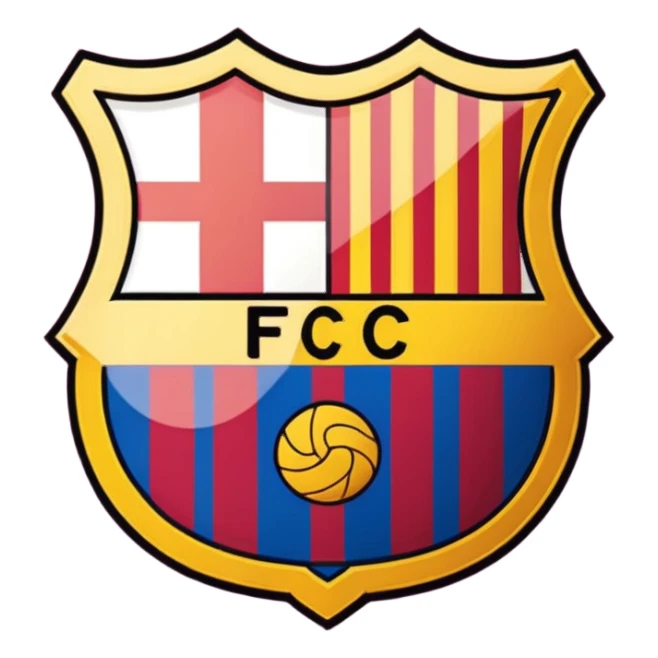 Barcelona logo emoji sticker