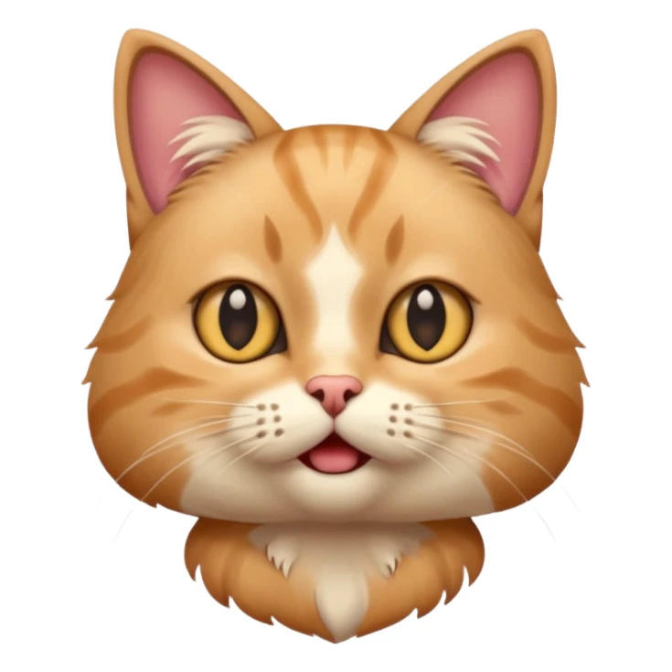 Un chat choqué sur réaction  sticker