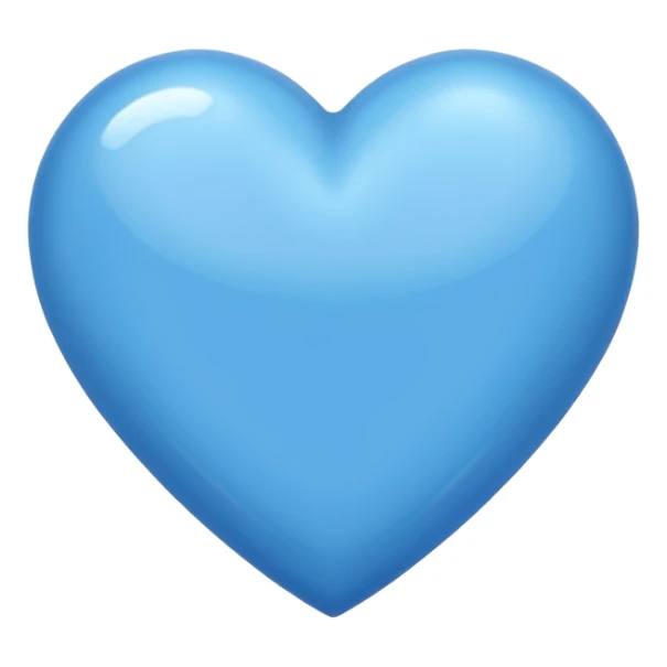 Cuore azzurro sticker