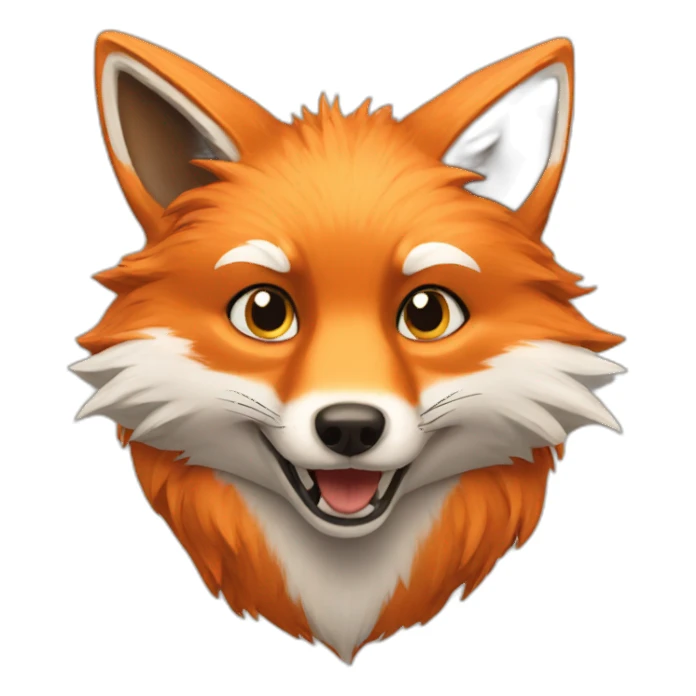 Fast fox sticker