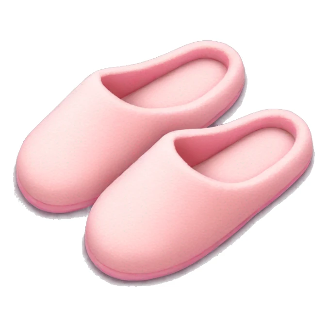 Light pink house slippers sticker