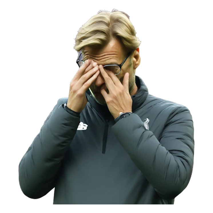 Klopp facepalm sticker