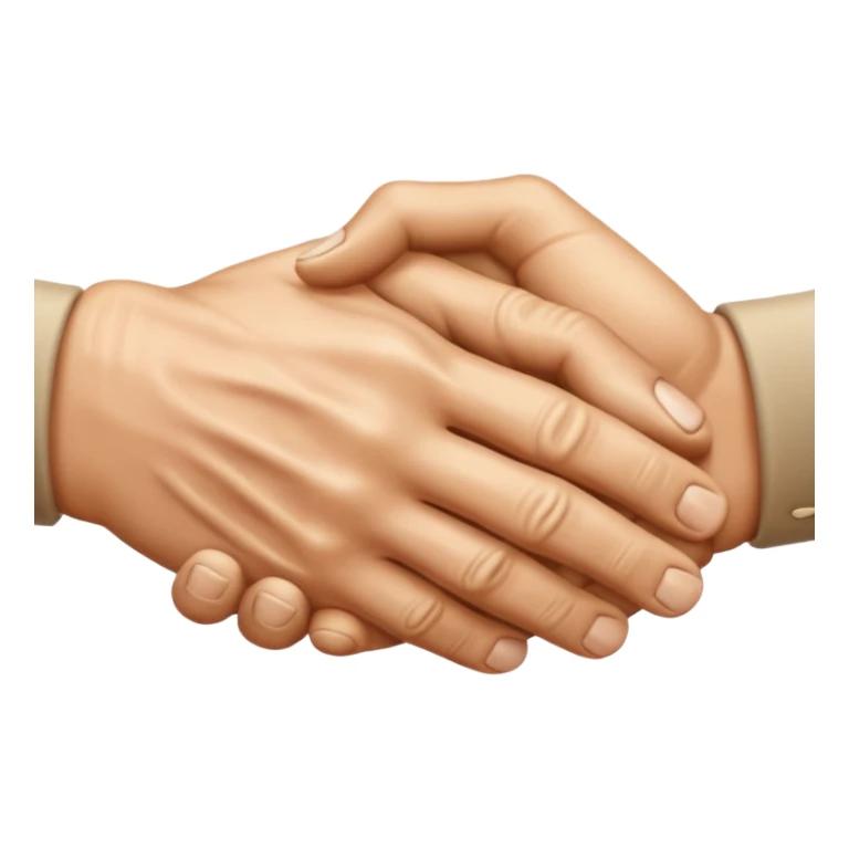 two hands shaking sticker