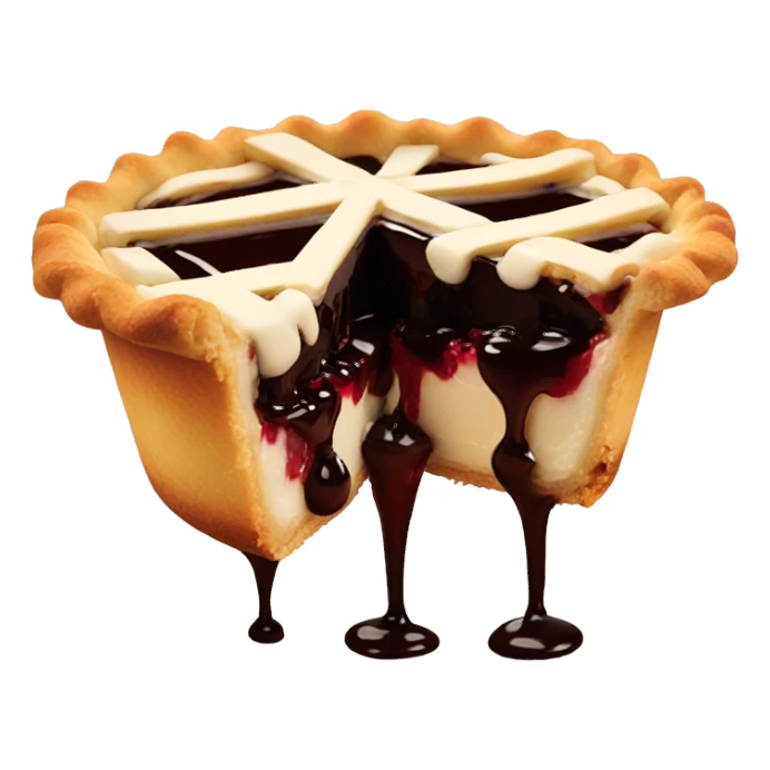 Pie dripping sticker