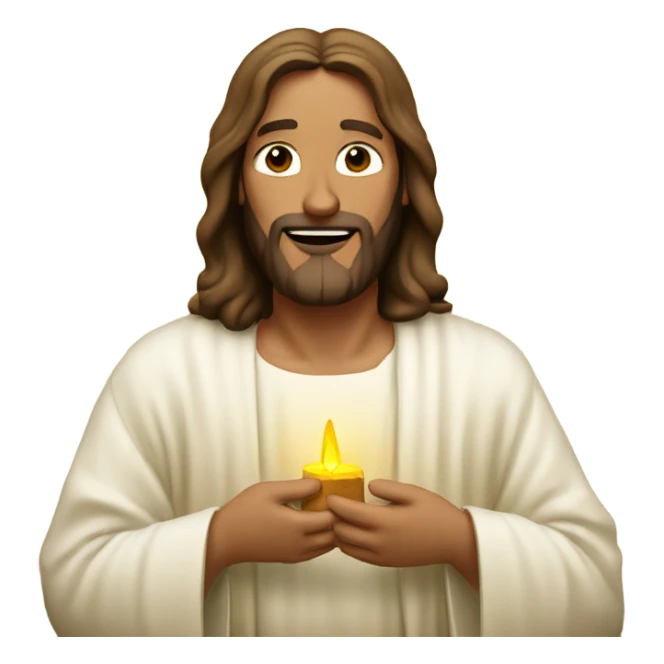 jesus saying merry christmas  sticker