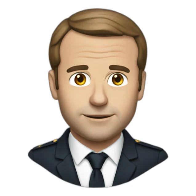 macron sticker