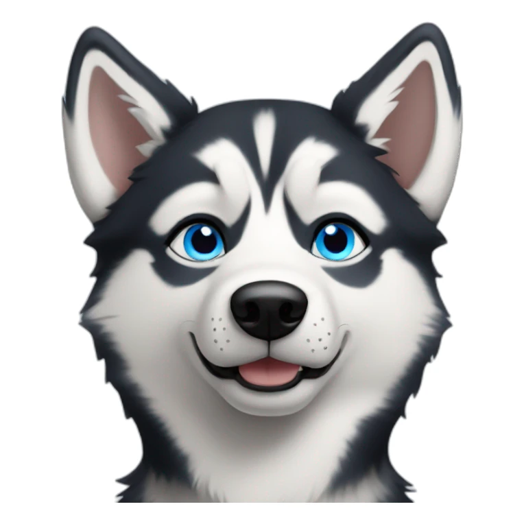 small-husky-shepherd-blue-eyes sticker