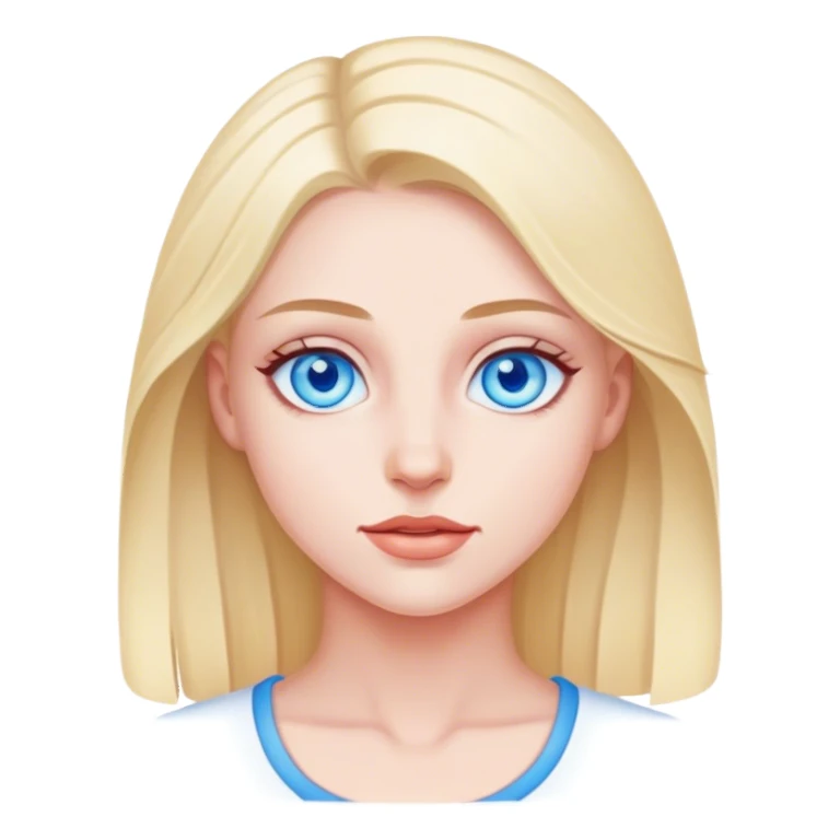 Laura blue eyes  sticker