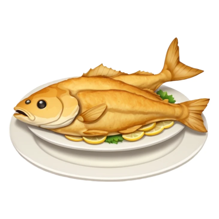 dishes with fried catfish sticker