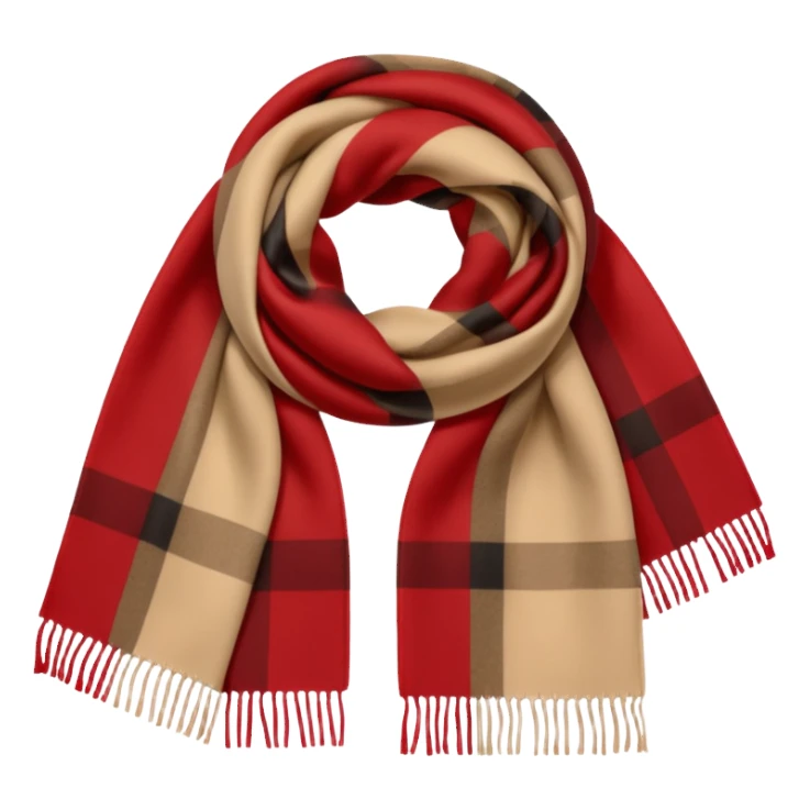 burberry scarf sticker