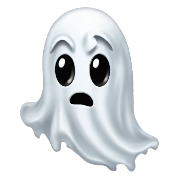 A Halloween ghost costume sticker