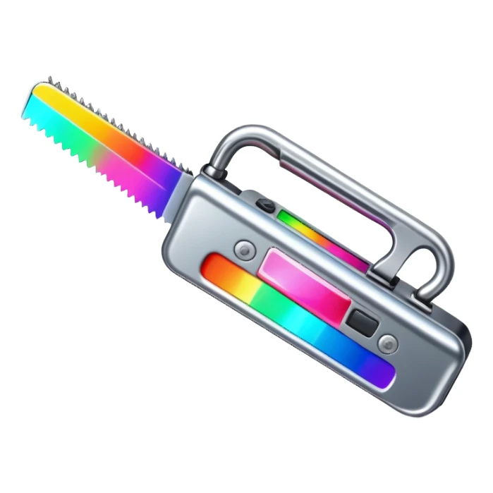 A Dancing Saw with a Discolight  sticker