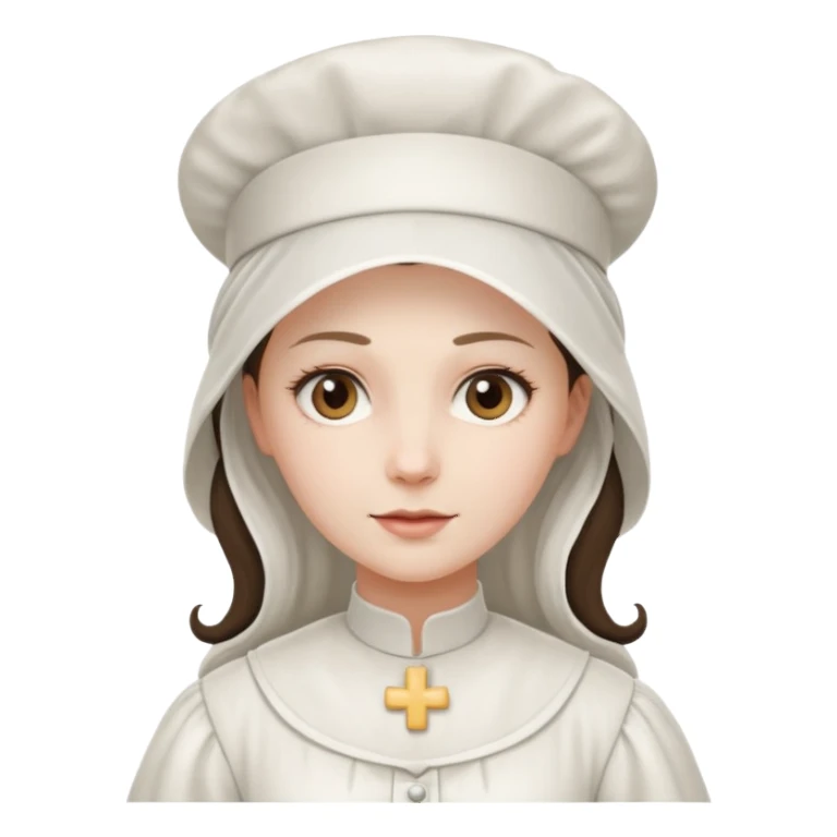 Victorian Nurse in a long dress sticker