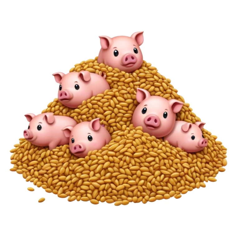 pig food  sticker