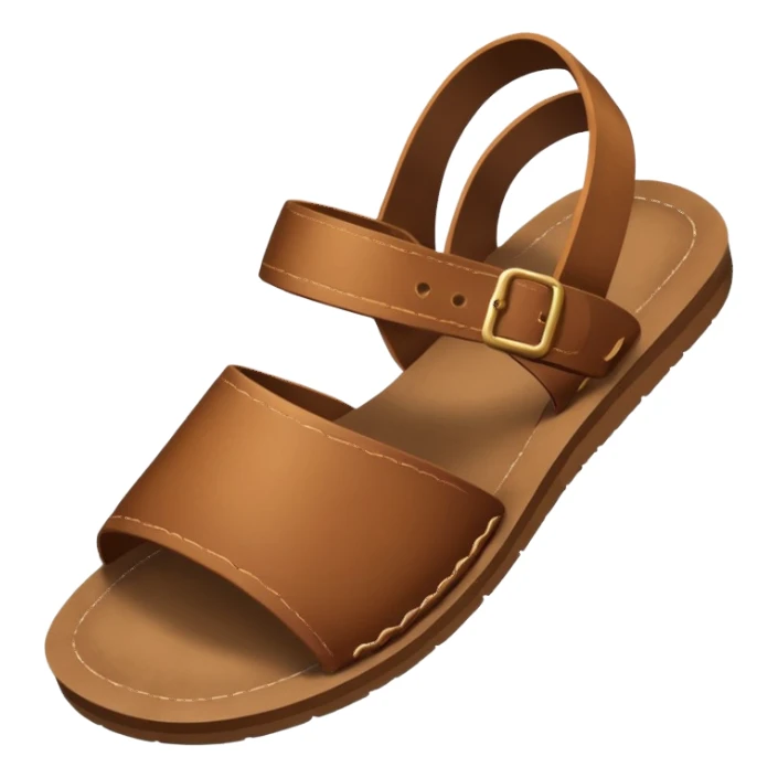 Throwing sandal sticker