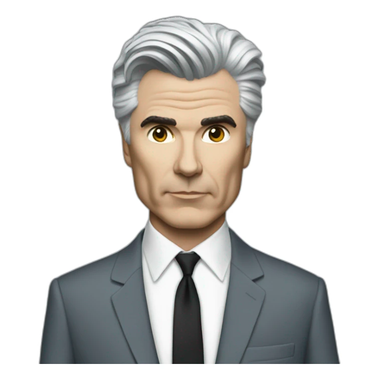 David Byrne big suit sticker