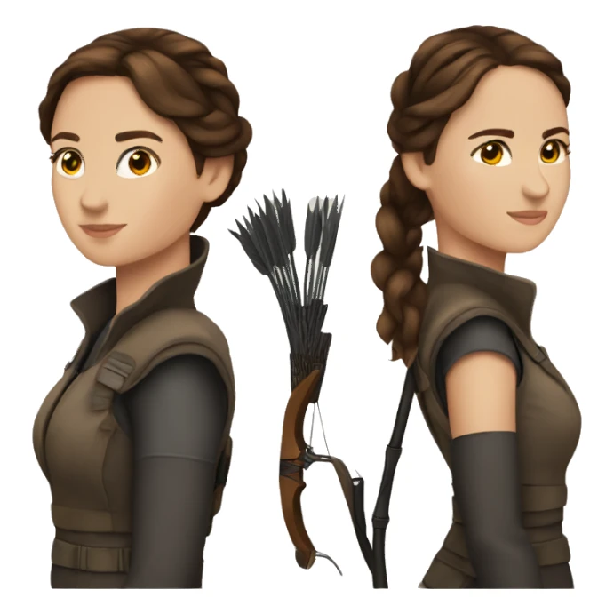 Katniss Everdeen sticker