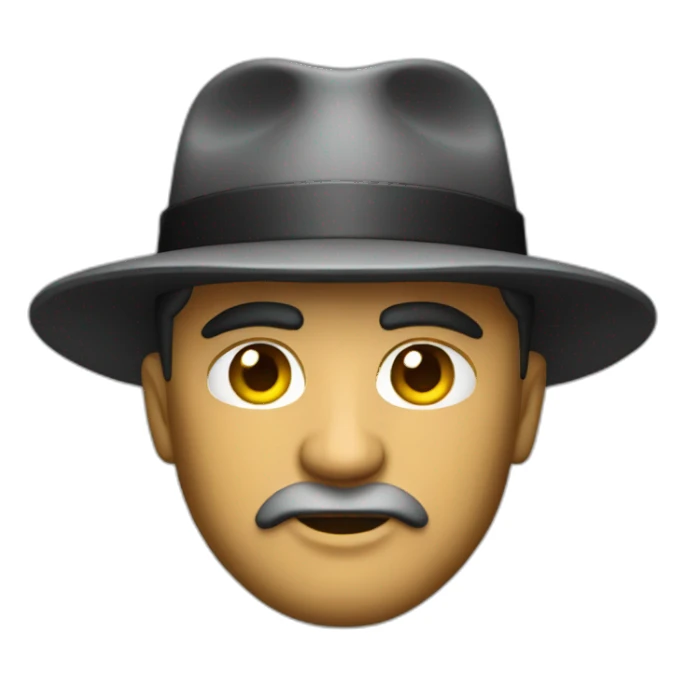 A mafia boss with idea sticker