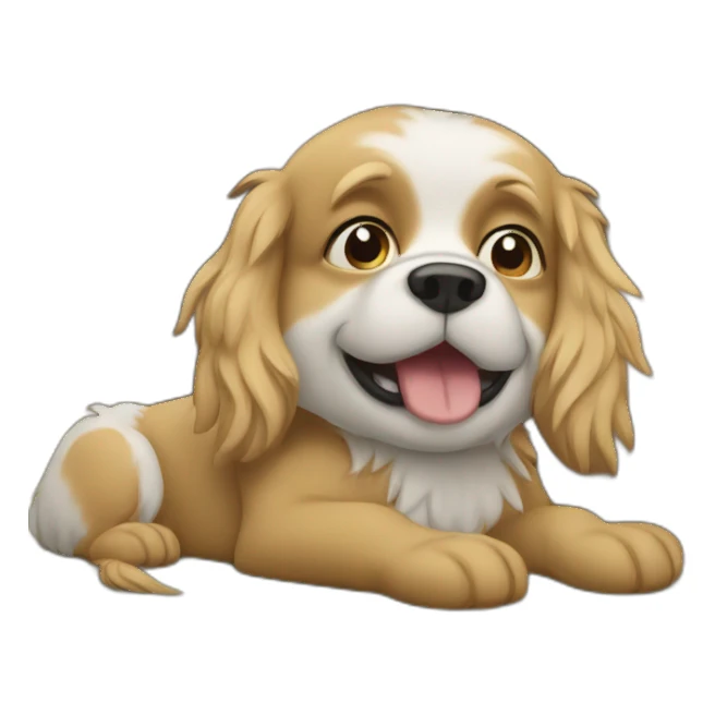 Cabane sur le chien sticker