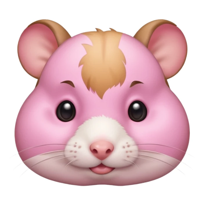 hamster sprawled out dizzy eyes laying drunk sticker