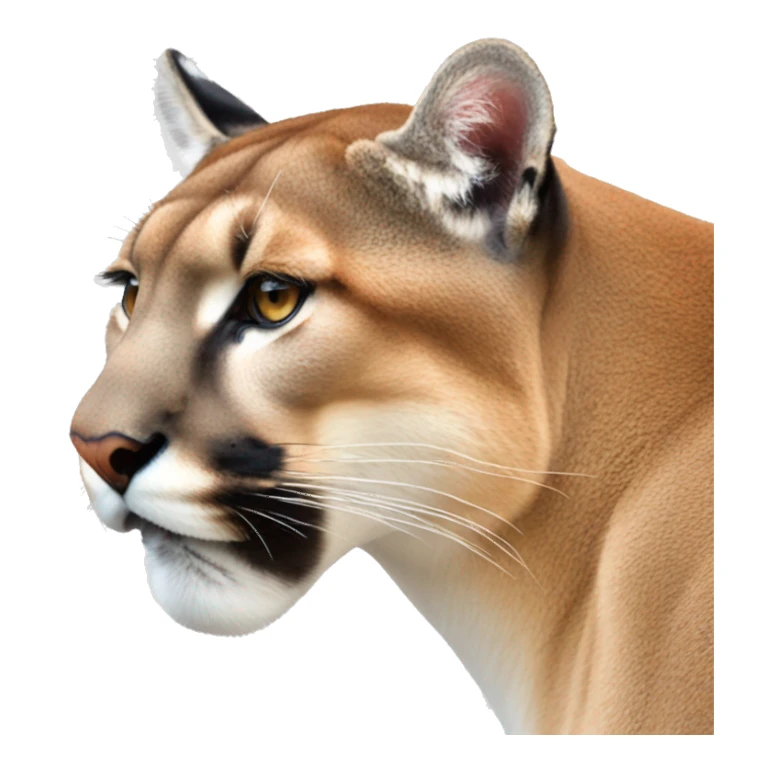 Cougar profile sticker