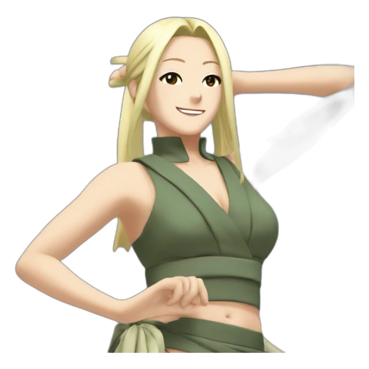 tsunade dancing sticker