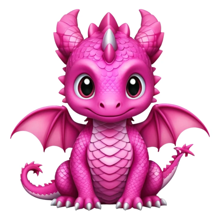 pink baby dragon sticker