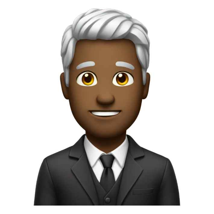 Handsome with attitude  sticker