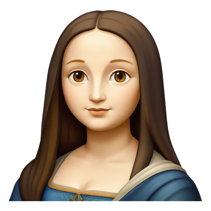 Mona Lisa art aesthetic  sticker