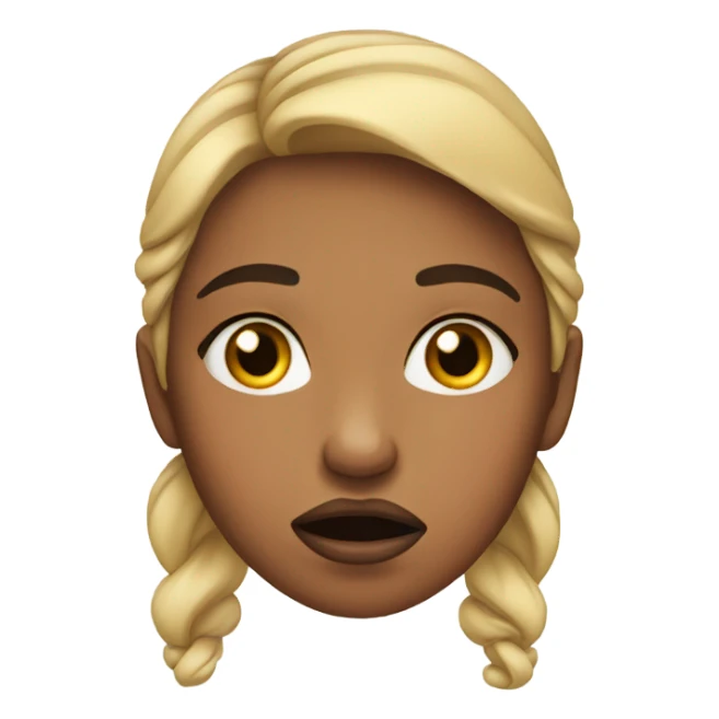 crying makeup girl sticker