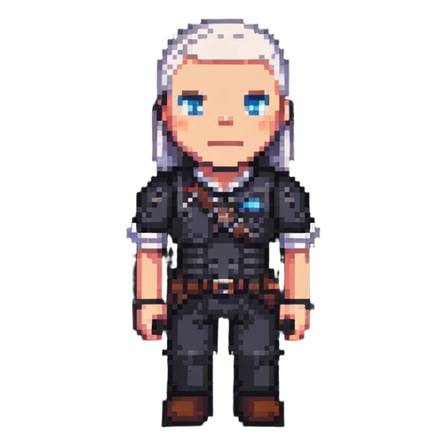Garrett Garrison character from Minecraft movie sticker