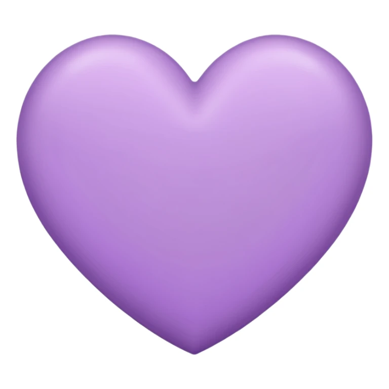 light purple heart. sticker