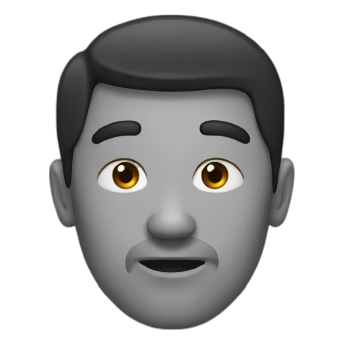 man-bleeding-nose-dark-hair sticker