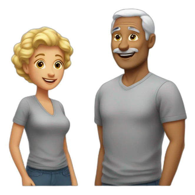 Papa sur maman sticker