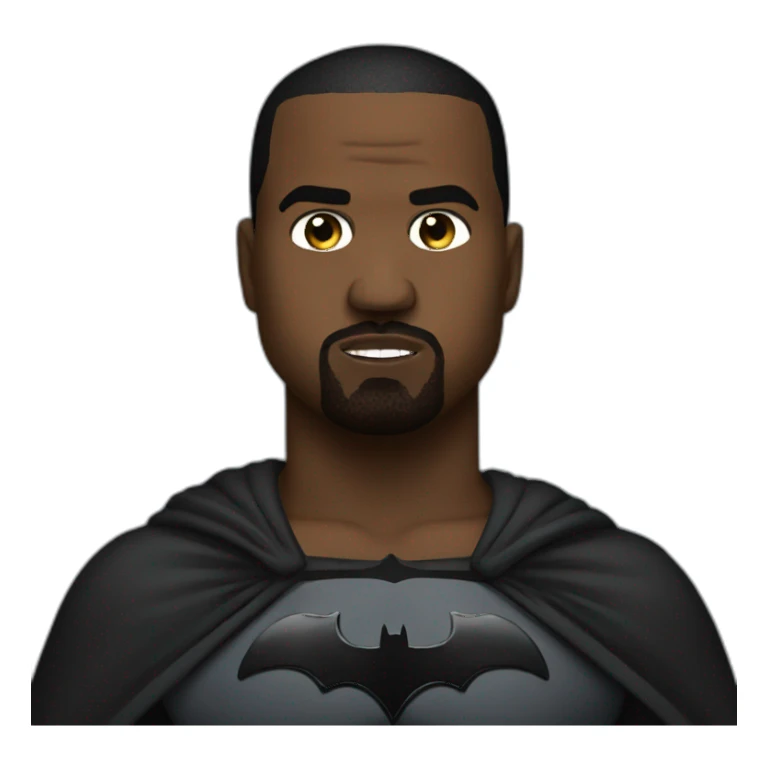 Kanye as batman sticker