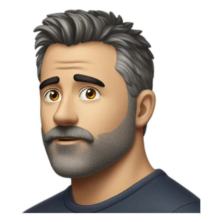 Young Matt Leblanc beard sticker