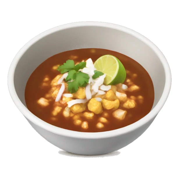 A bowl of pozole sticker
