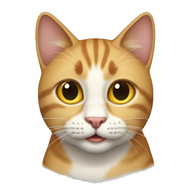  Slightly Smiling Face cat sticker