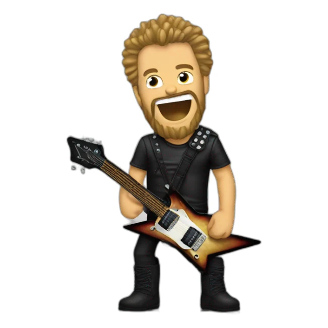 kirk hammet metallica sticker